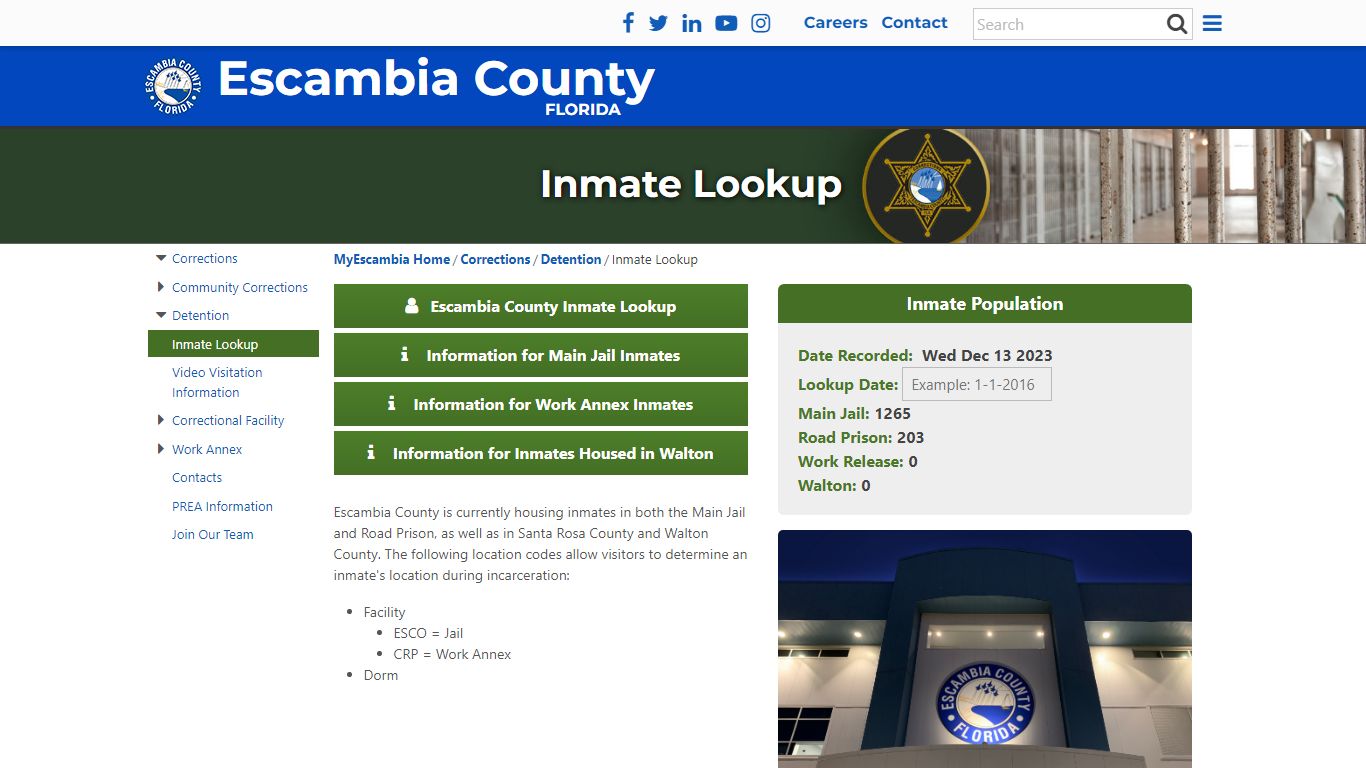 Inmate Lookup - MyEscambia.com